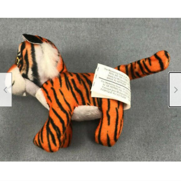 National Geographic Orange Tiger Mini Plush Animal 2018 McDonalds Happy Meal 4" - Picture 5 of 8